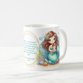 Mermaid母ギフトマグと美しいメッセージ コーヒーマグカップ