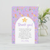 Mermaid誕生日写真ありがとう 招待状 (スタンド正面)