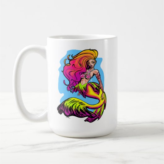 Mermaid コーヒーマグカップ (左)