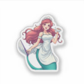 「merMAID」 シール (正面)