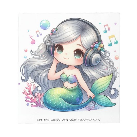 Mermaid  ノートパッド (正面)