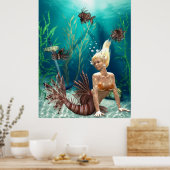 mermaid ポスター (キッチン)