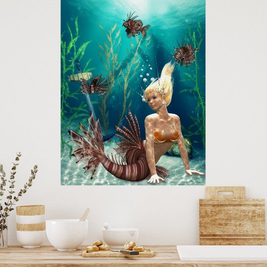 mermaid ポスター (キッチン)