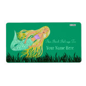 Mermaid (蔵書票) ラベル (正面)