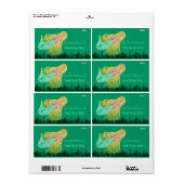 Mermaid (蔵書票) ラベル (フルシート)