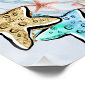 Mermaid 1st Birthday Photo ONEder The Sea Welcome ポスター (コーナー)