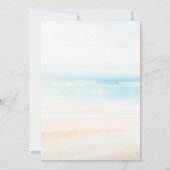 Mermaid 1st Birthday Under The Sea Mermaid Party 招待状 (裏面)