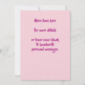 Mermaid 2nd誕生日の変更の編集文字のパーソナライズ サンキューカード (裏面)