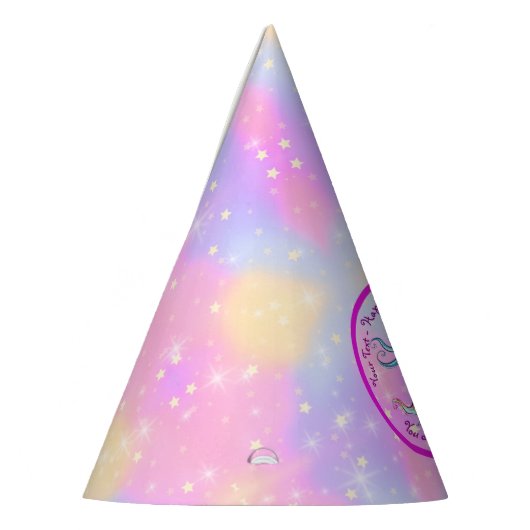 Mermaid 2nd誕生日の変更の編集文字のパーソナライズ パーティーハット (左)