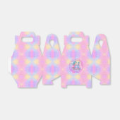 Mermaid 2nd誕生日の変更の編集文字のパーソナライズ フェイバーボックス (折り畳みなし)