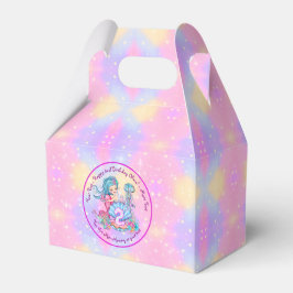 Mermaid 2nd誕生日の変更の編集文字のパーソナライズ フェイバーボックス