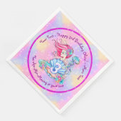 Mermaid 3rd誕生日の変更の編集文字のパーソナライズ (コーナー)