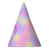 Mermaid 3rd誕生日の変更の編集文字のパーソナライズ パーティーハット (右)