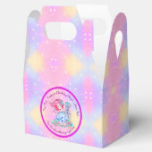 Mermaid 3rd誕生日の変更の編集文字のパーソナライズ フェイバーボックス (オープン)