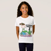 Mermaid 3rd誕生日Tシャツとギフト Tシャツ (正面フル)