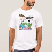 Mermaid 4th誕生日Tシャツとギフト Tシャツ (正面)