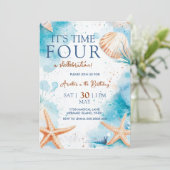 Mermaid 4th Birthday 招待状 (スタンド正面)