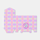 Mermaid 4th Birthday Change編集文字パーソナライズ フェイバーボックス (折り畳みなし)