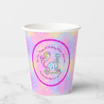 Mermaid 4th Birthday Change編集文字パーソナライズ