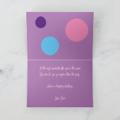 Mermaid 8th誕生日カードfor Duter カード (内部)