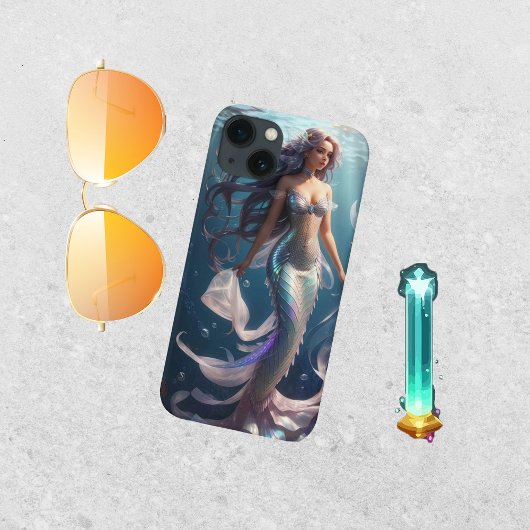 Mermaid AIが生成した電話ケース Case-Mate iPhoneケース