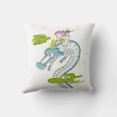 Mermaid and Dragon クッション (裏面)