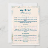 Mermaid and Matrimony Weekend 招待状 (裏面)