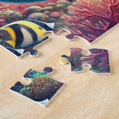 Mermaid and Sailor Romantic Underwater Treasure ジグソーパズル (側面)