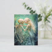 Mermaid and Skeleton in Underwater Embrace シーズンポストカード (スタンド正面)