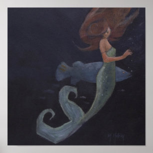 Mermaid and the Blue Fish ポスター