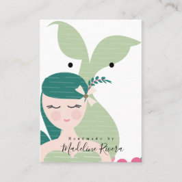 Mermaid Artisanイヤリングディスプレイカード コーリングカード