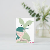 Mermaid Artisanイヤリングディスプレイカード コーリングカード (スタンド正面)