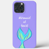 Mermaid atハートパープルケースメイトiPhoneケース Case-Mate iPhoneケース (裏面)