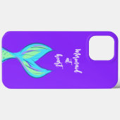 Mermaid atハートパープルケースメイトiPhoneケース Case-Mate iPhoneケース (裏面 (横))