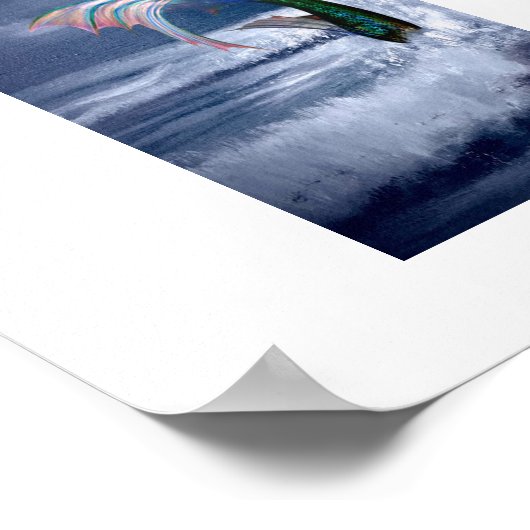 Mermaid at Night Poster ポスター (角)