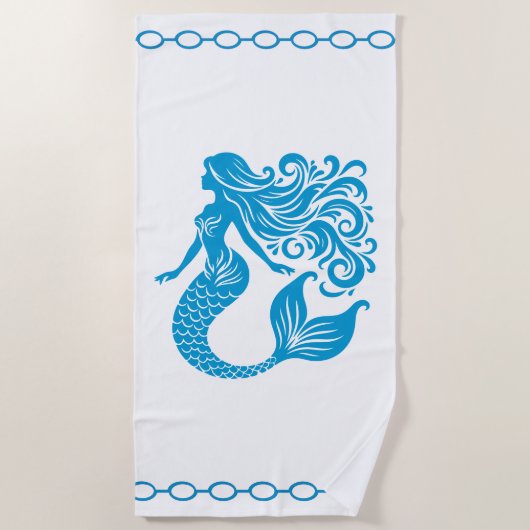 Mermaid Beach Towel ビーチタオル (正面)