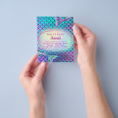 mermaid beauty salon チラシ (手)