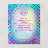 mermaid beauty salon チラシ (裏面)