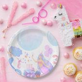 Mermaid Birthday ペーパープレート (パーティー)