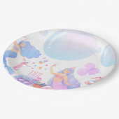Mermaid Birthday ペーパープレート (アングル)
