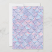 Mermaid Birthday 招待状 (裏面)