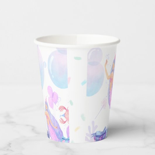 Mermaid Birthday 紙コップ (左)