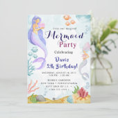 Mermaid Birthday Bash 招待状 (スタンド正面)
