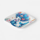 mermaid Birthday or Shower ペーパープレート (傾斜あり)