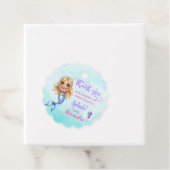 Mermaid Birthday Party - Under the Sea Splish Spla フェイバータグ (インサイチュ)
