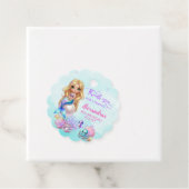 Mermaid Birthday Party - Under the Sea Splish Spla フェイバータグ (インサイチュ)