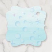 Mermaid Birthday - Under the Sea - Splish Splash フェイバータグ (裏面)