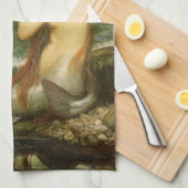 Mermaid by John William Waterhouse キッチンタオル (四つ折り)