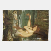 Mermaid by John William Waterhouse キッチンタオル (横)