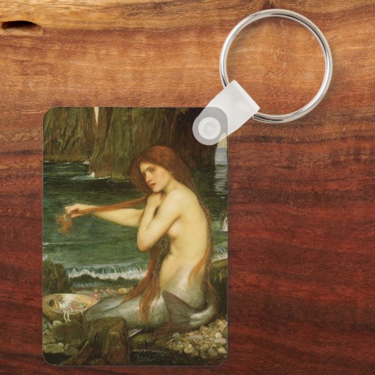 Mermaid by John William Waterhouse キーホルダー (裏面)